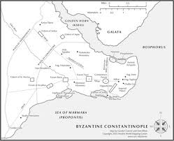 byzantine constantinople map